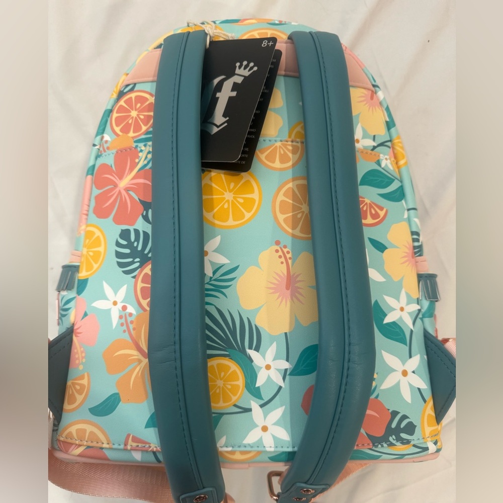 Loungefly Floral Citrus Backpack - Large
 (full size version) - Picture 4 of 9